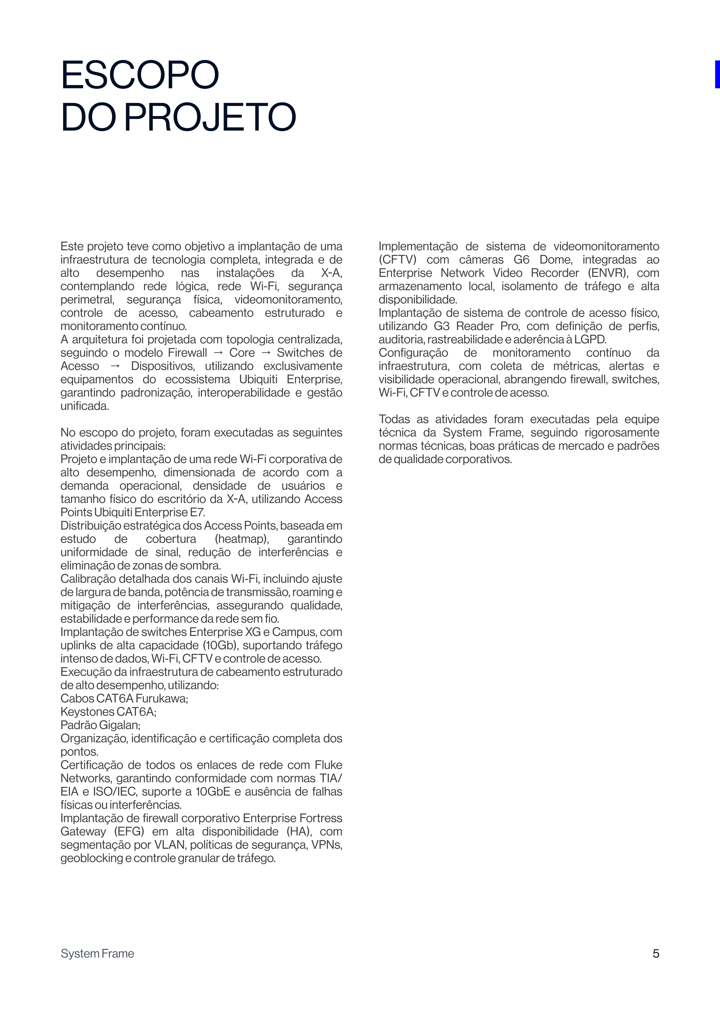 Página 6 do documento técnico